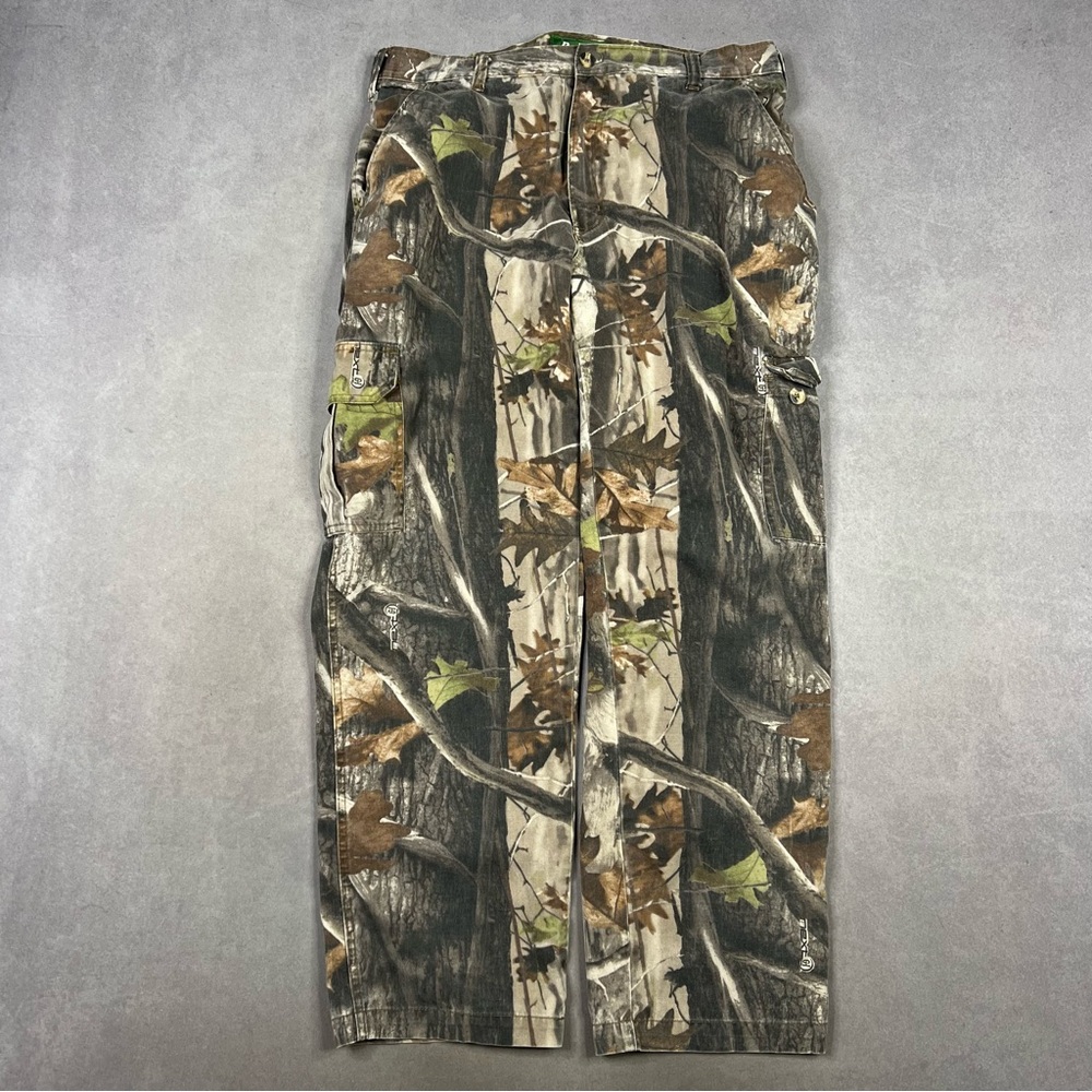 Remington Green and Brown Camouflage Pants Realtree Style Cargo